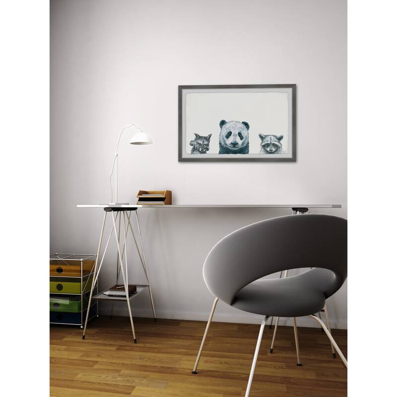 Shy Trio Framed Wall Art, Elegant Home Touch - Sophisticated Artwork for Refined Décor