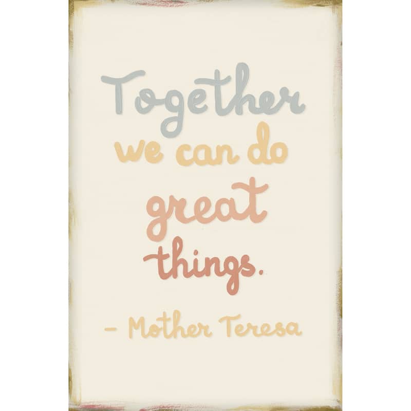 'We Can Do Great Things' Painting Print on Wrapped Canvas