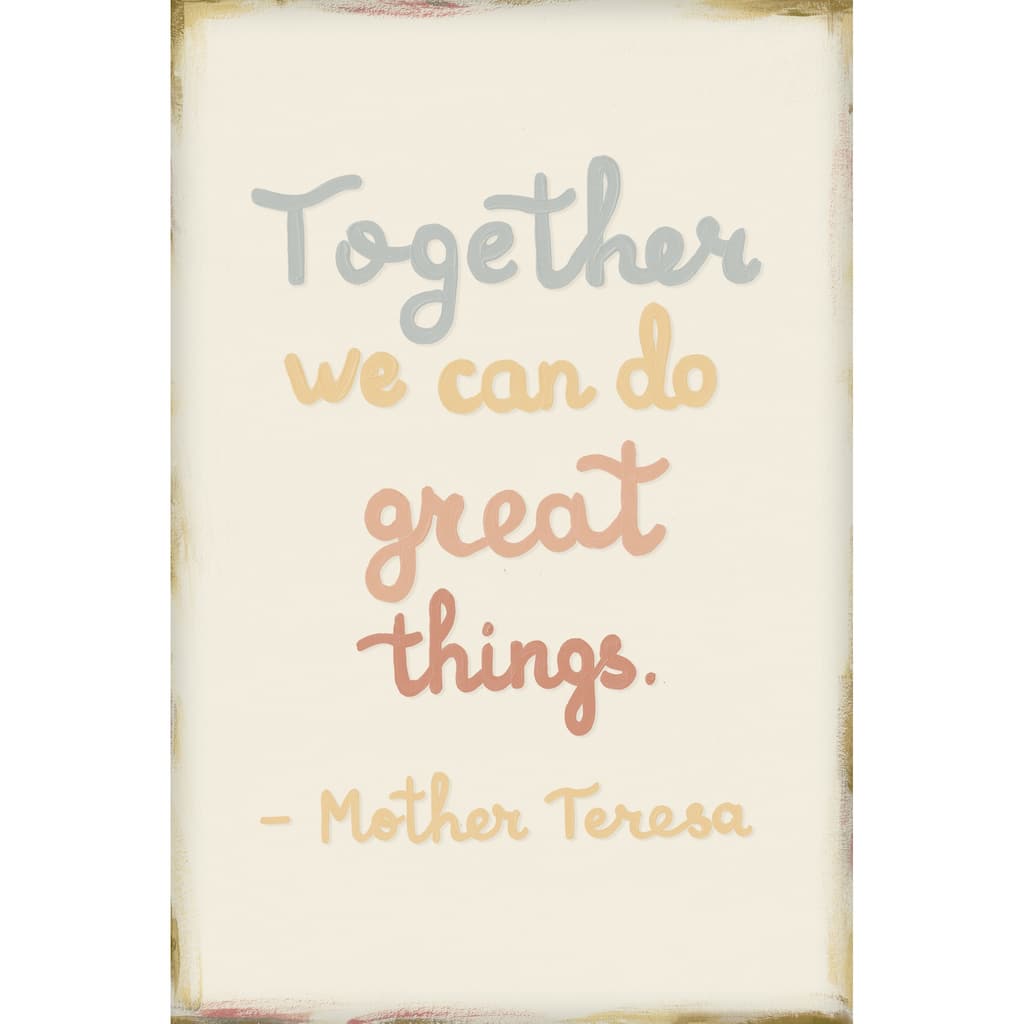 'We Can Do Great Things' Painting Print on Wrapped Canvas