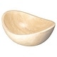 preview thumbnail 3 of 11, Eden Bath Small Stone Canoe Sink - Polished Beige Travertine