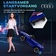 preview thumbnail 4 of 16, 12V Audi RS E-tron GT Kids Electric Ride-On Car - 3.1 MPH with Remote Control, Music & LED Lights (Dark Blue)