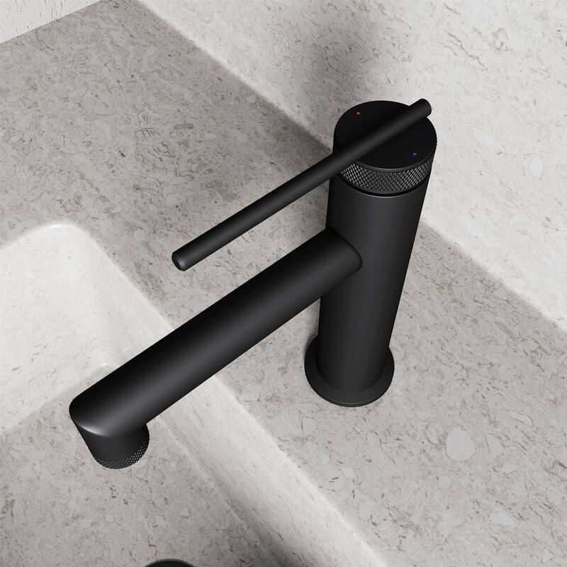 VIGO Sterling 7" H Single Handle Single Hole Bathroom Faucet