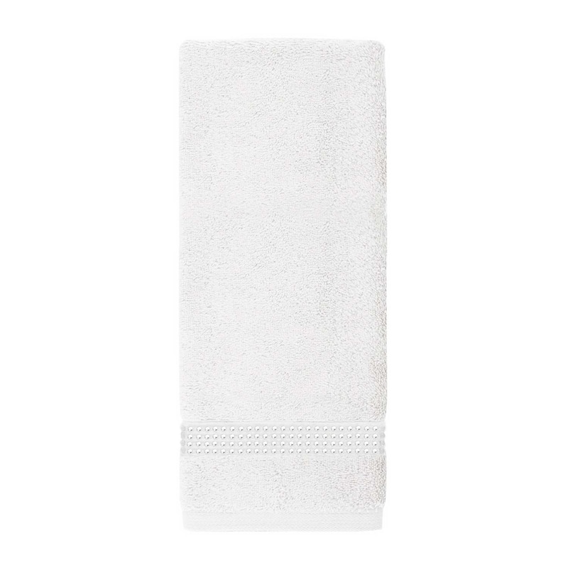 Sparkles Home Stripe Rhinestone Hand Towel (Set of 2)