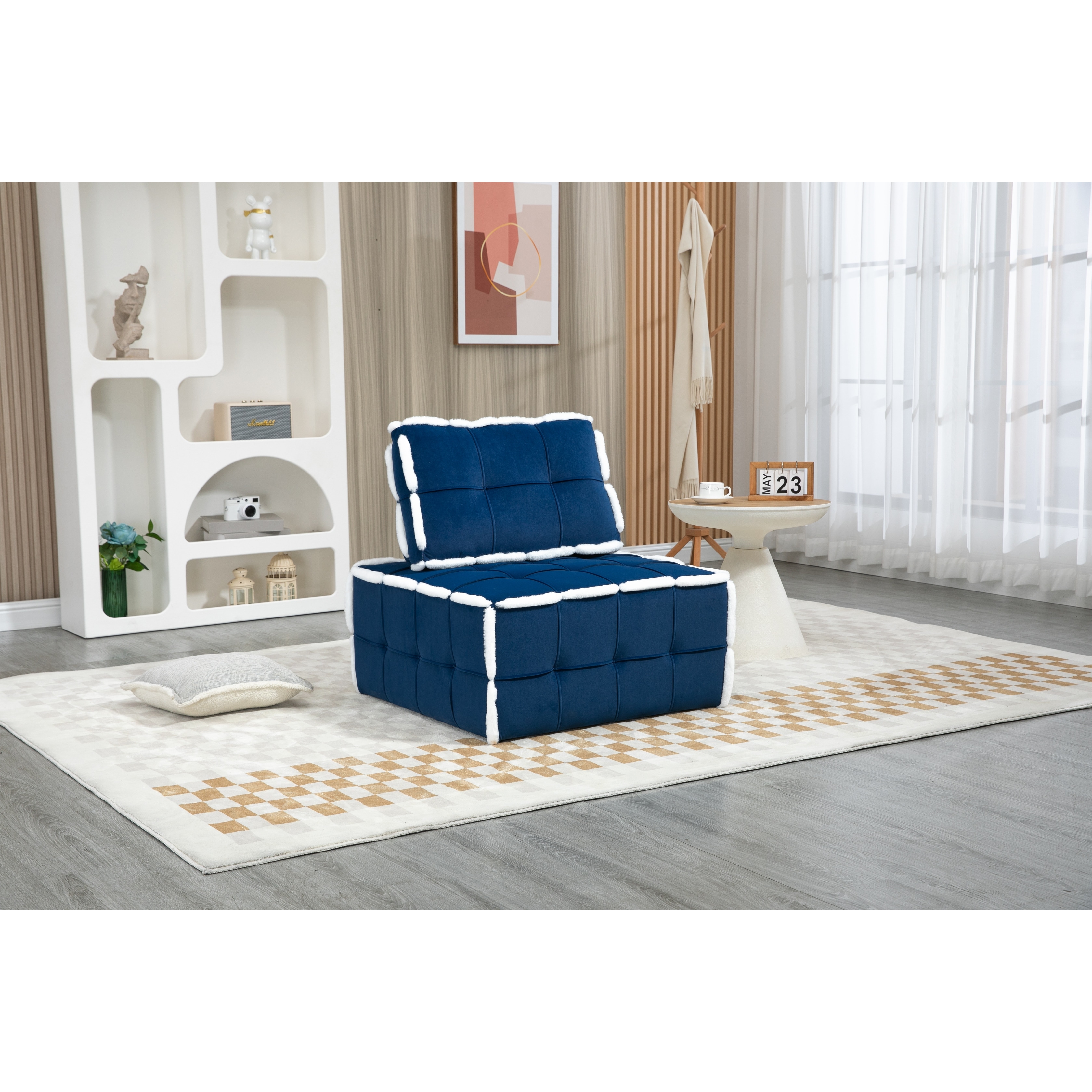 Folding discount barrel chair