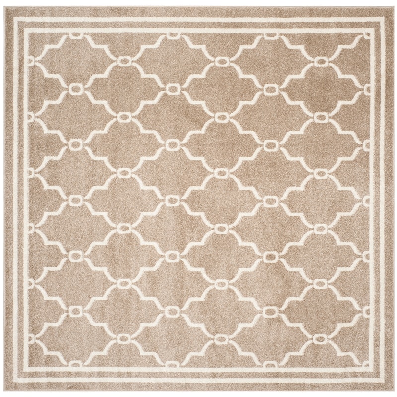 SAFAVIEH Amherst Nargis Modern Rug - 7' Square - Wheat/Beige