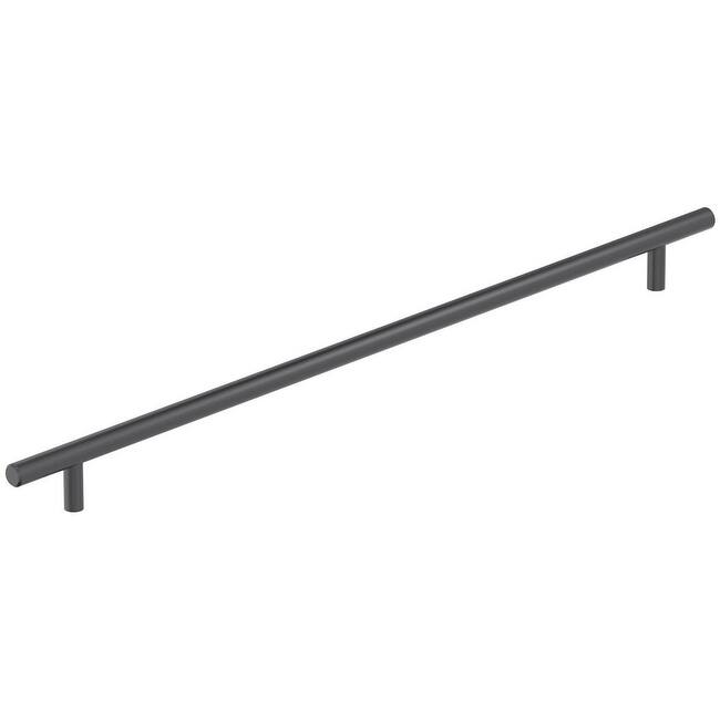 Amerock Bar Pulls 16-3/8 Inch Center to Center Bar Cabinet Pull - Matte Black