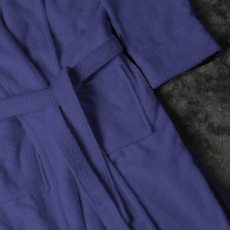 Superior Unisex Turkish Cotton Ultra-Soft Absorbent Long Bathrobe