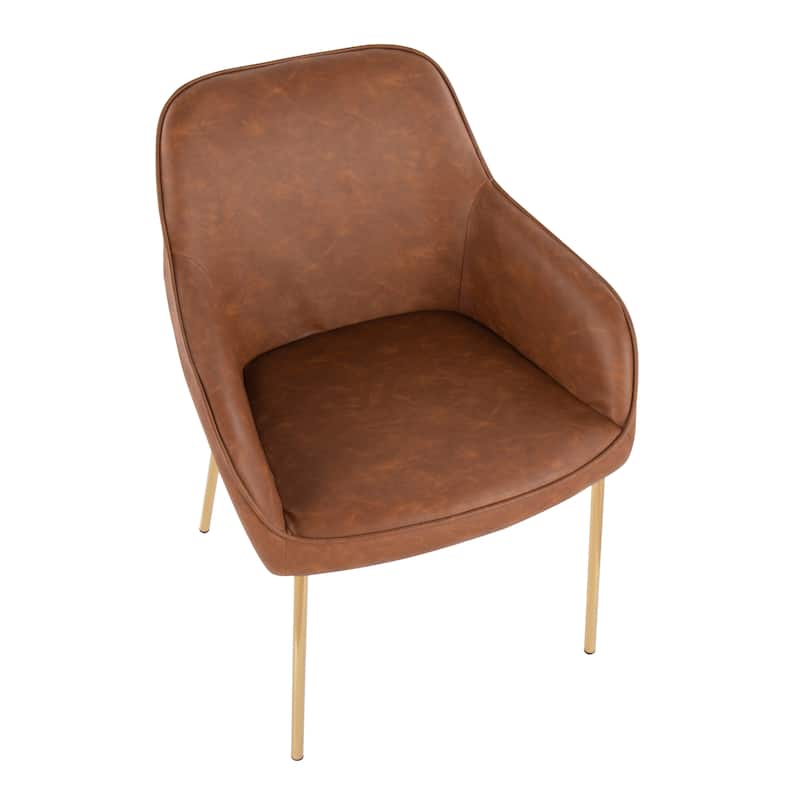 Silver Orchid Galotti Gold Upholstered Dining Chair (Set of 2)