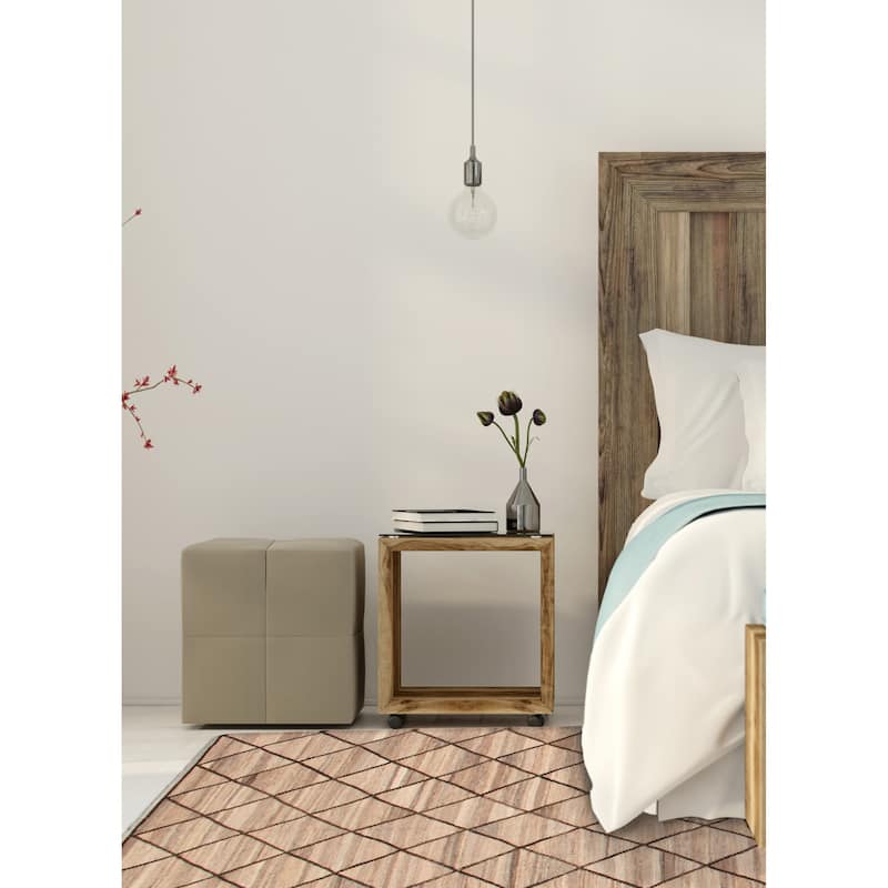 Sivas Taupe Kilim 5'9" x 8'0" - 5'9 x 8'0