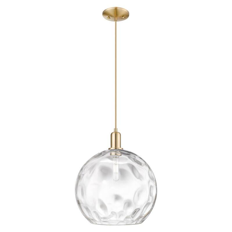Innovations Lighting Endless Possibilities Arcadia - Athens Water Glass - 1 Light 13" Cord Hung Mini Pendant - Champagne Bronze