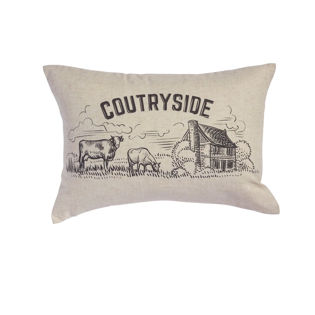 SureFit Home Decor Country Side Throw Pillow