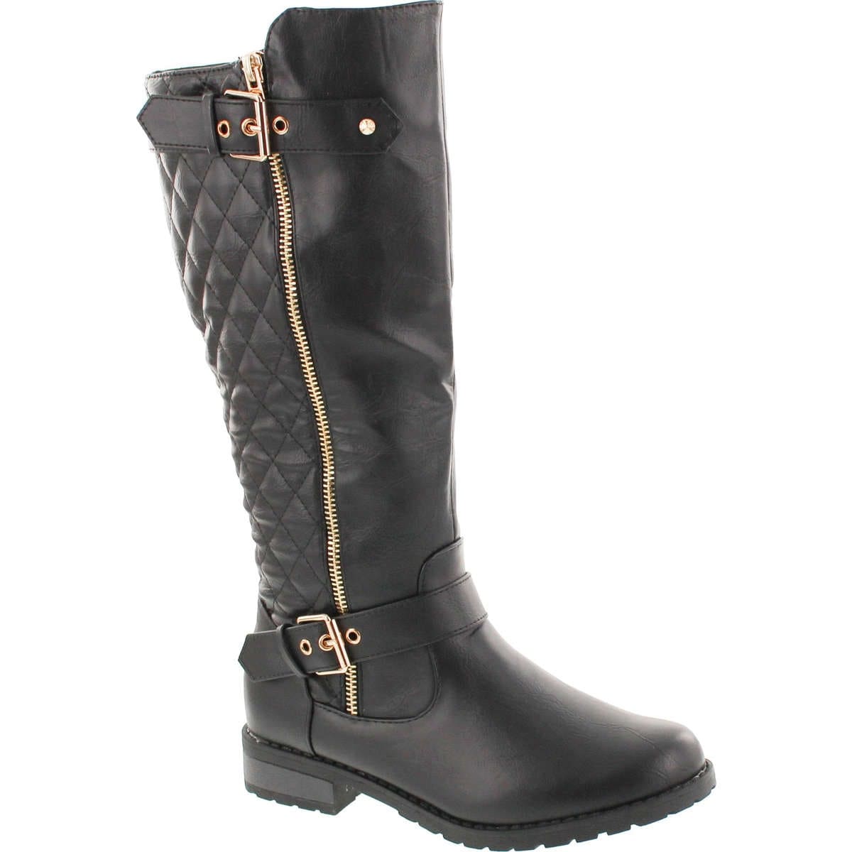 quilted riding boots