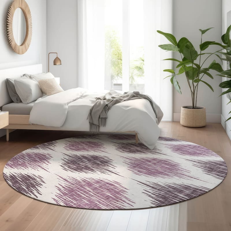 Premium Washable Super Soft Mayfield Rug - Purple - 8' x 8'