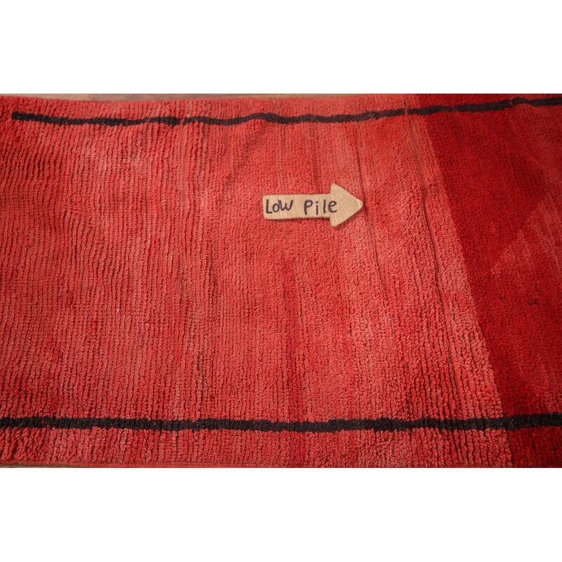 Moroccan Oriental Antique Area Rug Hand-knotted Wool Carpet - 2'7" x 5'9"