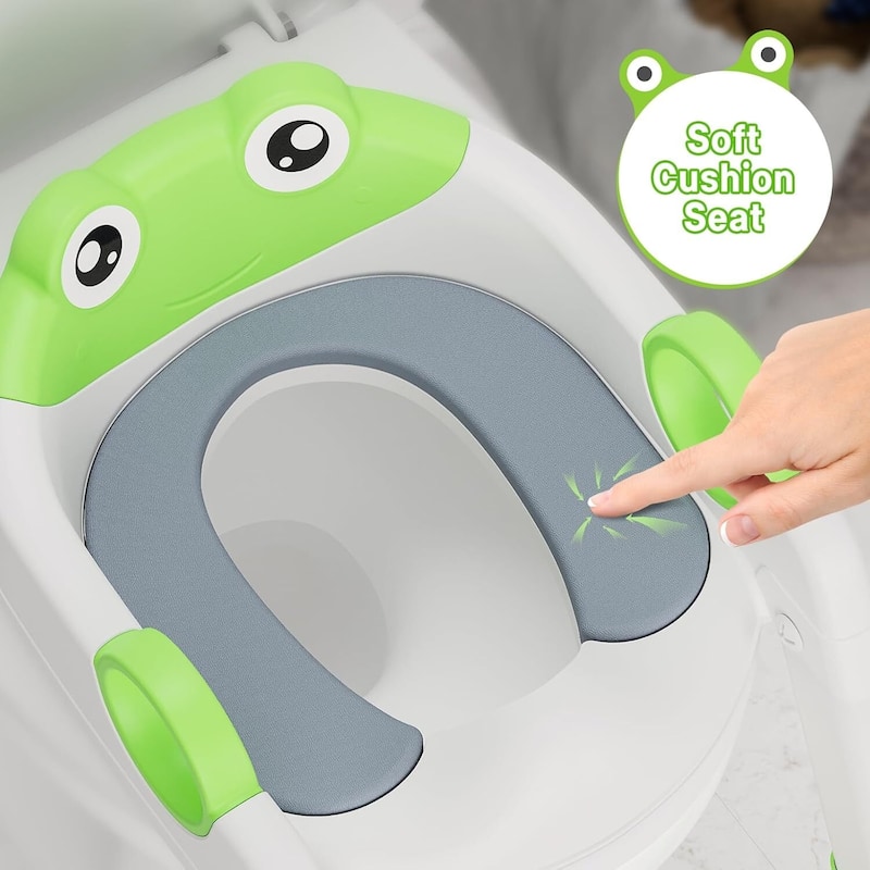 Toilet Training Seat with Step Stool Ladder for Toddlers - N/A