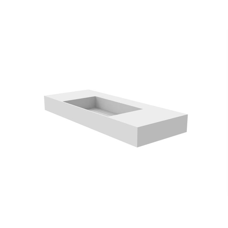 Juniper Stone Solid Surface Wall-mounted Vessel Sink