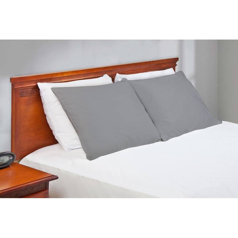 A1HC 100% Organic Cotton Pillowcase, 300 Thread Count, 2-Piece GOTS Certified , Fair Trade Certified, Soft & Silky Sateen Weave