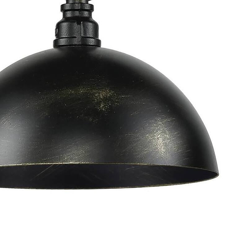 Mulvaney 49-inch Wide 3-Light Linear Chandelier in Black