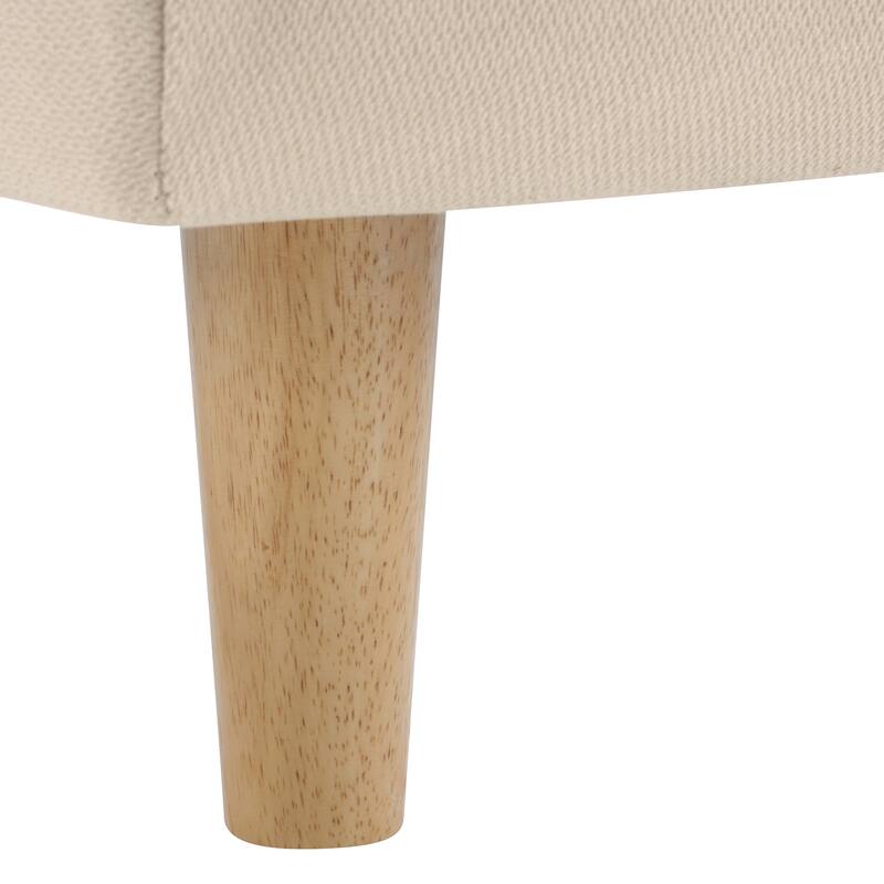 Christopher Knight Home - Havenoak Modern Upholstered Bed Frame with Chunky Headboard