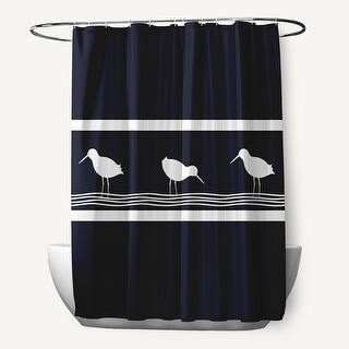71 x 74-inch Birdwalk Animal Print Shower Curtain