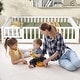 preview thumbnail 53 of 78, Twin/Full/Queen Size Floor Bed with Safety Guardrails, Toddler Floor Bed for Girls and Boys