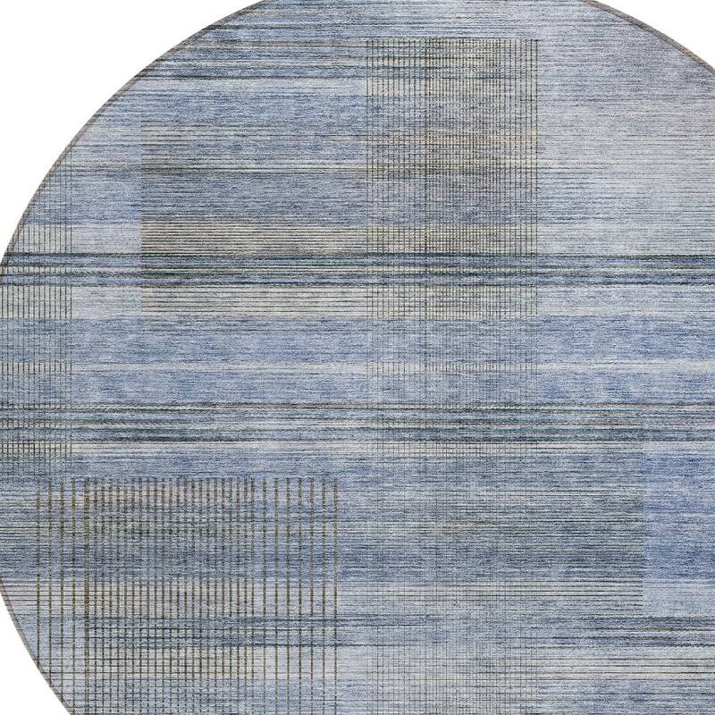 HomeRoots Striped Transitional Rectangle Outdoor Rug