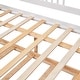 preview thumbnail 11 of 9, Versatile Full Size Wooden Daybed with Twin Size Trundle, White