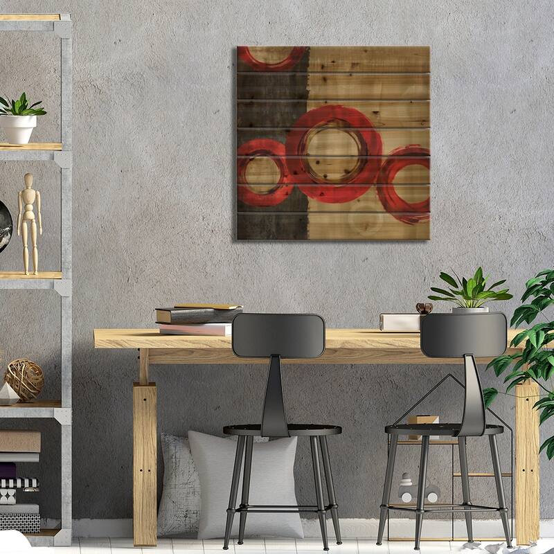 On A Roll I Print On Wood by Brent Nelson - Multi-Color