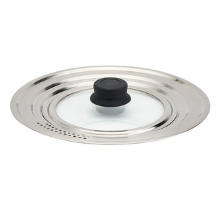 Denmark Tools for Cooks 12" Stainless Steel Glass Universal Lid Cover