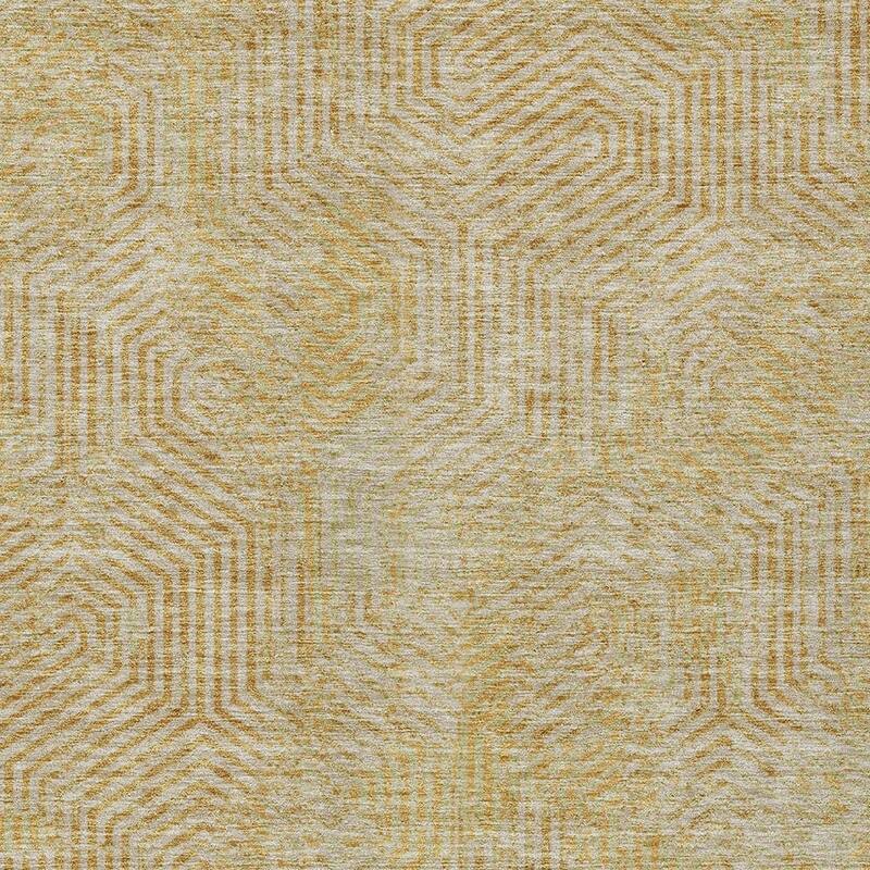 HomeRoots Geometric Transitional Rectangle Outdoor Rug