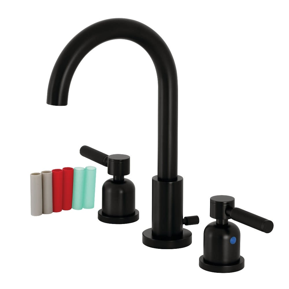 Kingston Brass Kaiser 1.2 GPM Deck Mounted Widespread Bathroom Faucet