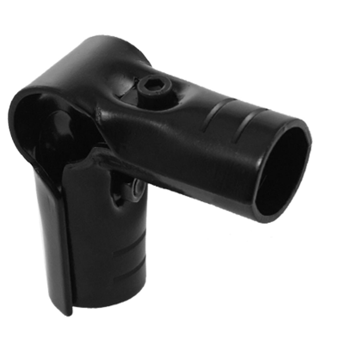 uxcell Black 90 Degree Angle Lean Tube Connector Pipe Clamp Clip uxcell Black 90 Degree Angle Lean Tube Connector Pipe Clamp Clip