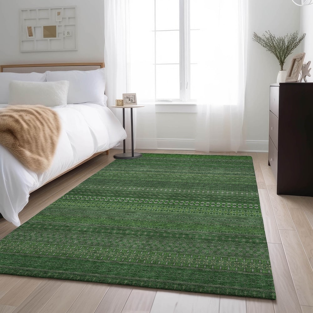 Premium Washable Super Soft Boho Stripes Mayfield Rug