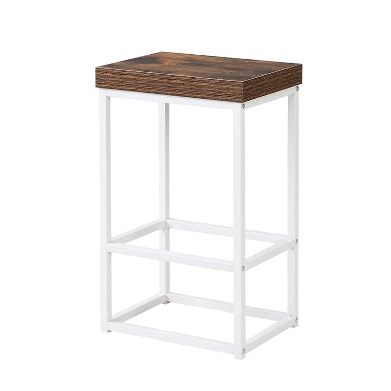 Farmhouse Kitchen Island Set with Drop Leaf and 2 Seatings