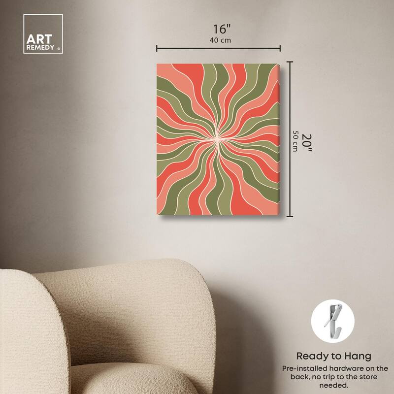 Carnaval Retro II Canvas by Art Remedy, Gallery Wrapped