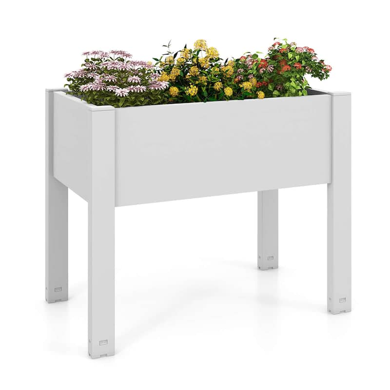 Costway Raised Garden Bed with Water Level Indicator Drainage Hole for - See Details