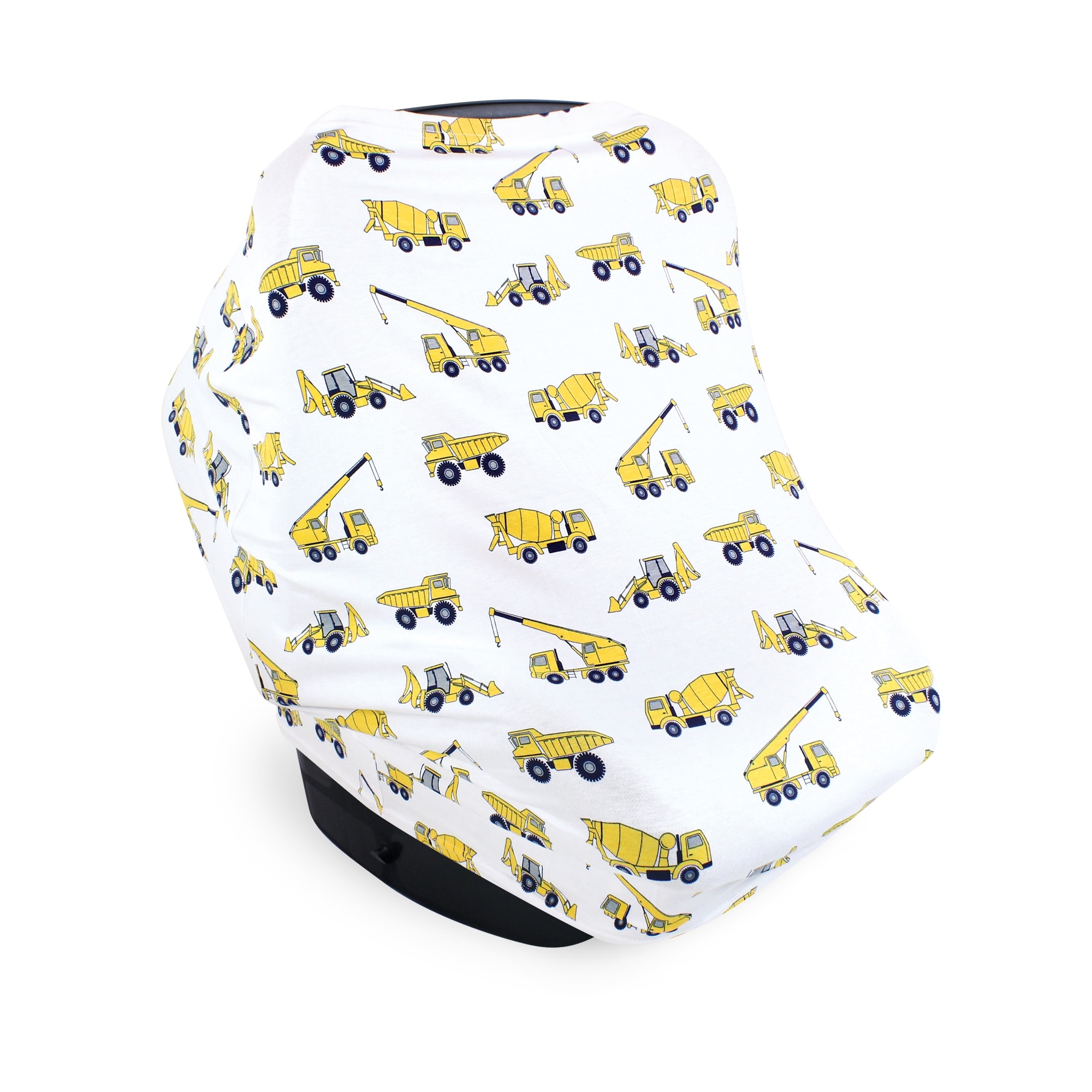 Hudson Baby Multi-use Car Seat Canopy, Construction, One Size - Construction