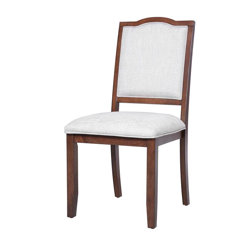 Farmhouse Dining Chairs Set of 4, Upholstered Dining Chairs with High Back, Modern Seating for Kitchen, Bedroom & Living Room
