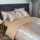 preview thumbnail 3 of 7, Duvet Cover 6 Pieces Set with Flashy Jacquard Top and 100% Cotton Inside