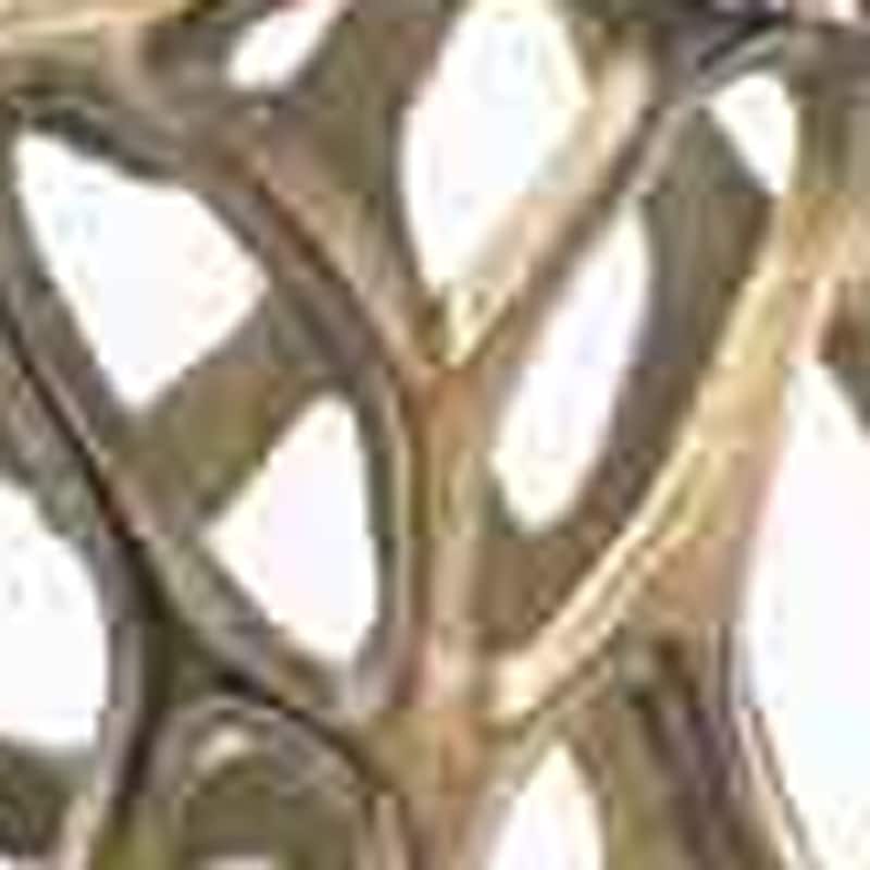 HomeRoots 47" Aluminum Gold Twigs Cylinder Floor Vase