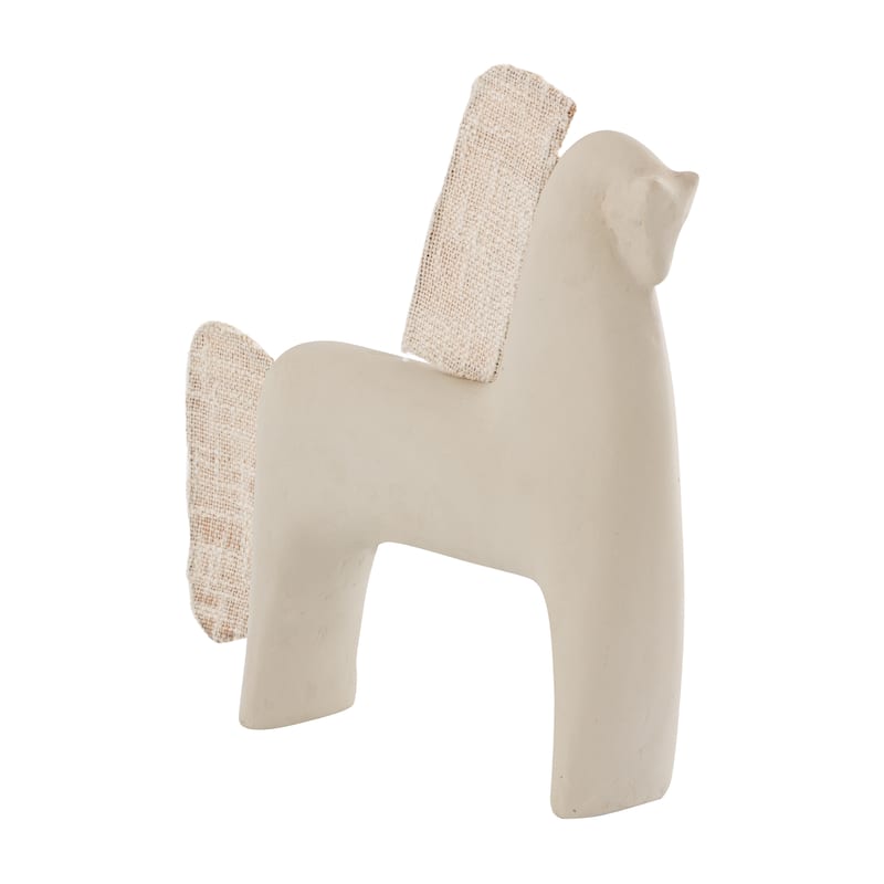 Atlas Amigo Minimalist Cream Animal Sculpture