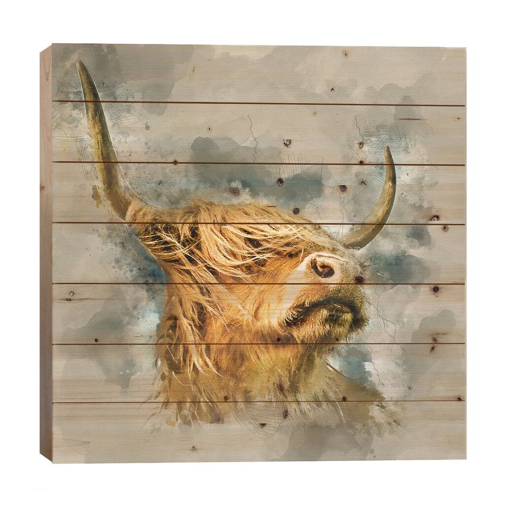 Magnificence II Print On Wood by Mark Gemmell - Multi-Color