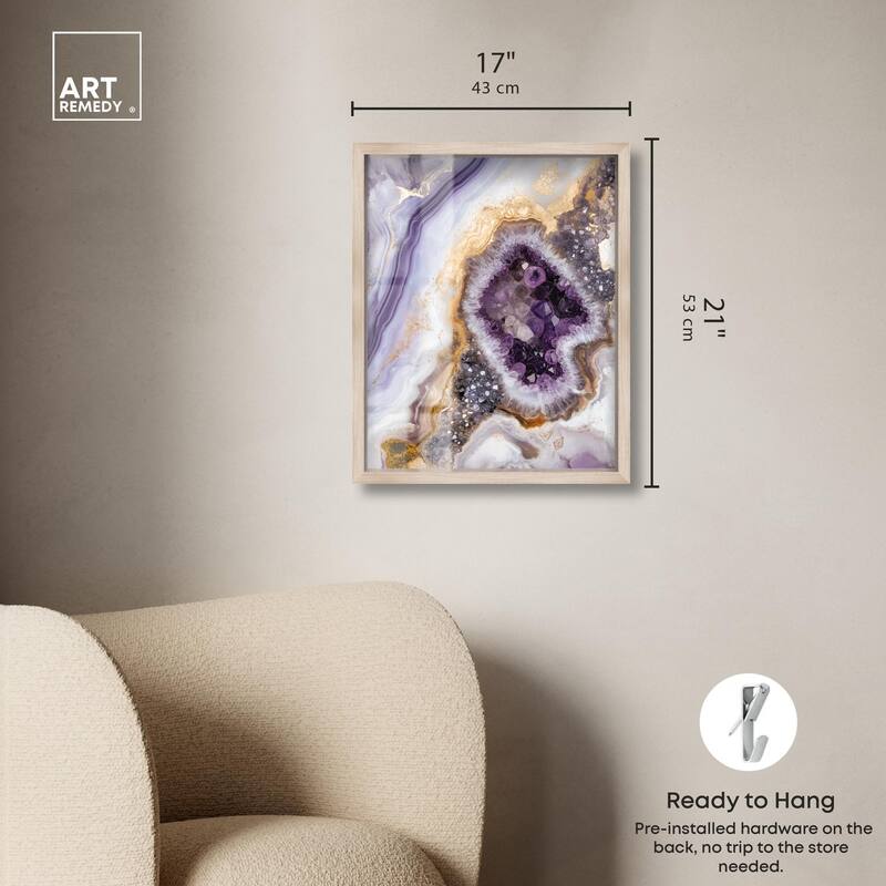 Amethystine Dream II Shadowbox by Art Remedy