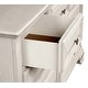 preview thumbnail 6 of 4, Roundhill Furniture Renova Distressed Parchment 7-Drawer Dresser with Mirror