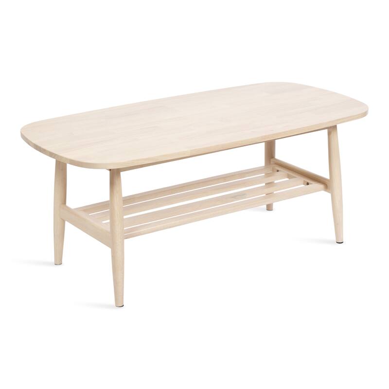 Kate and Laurel Nilas Wood Coffee Table - 44x22x18 - 44x22x18 - Natural