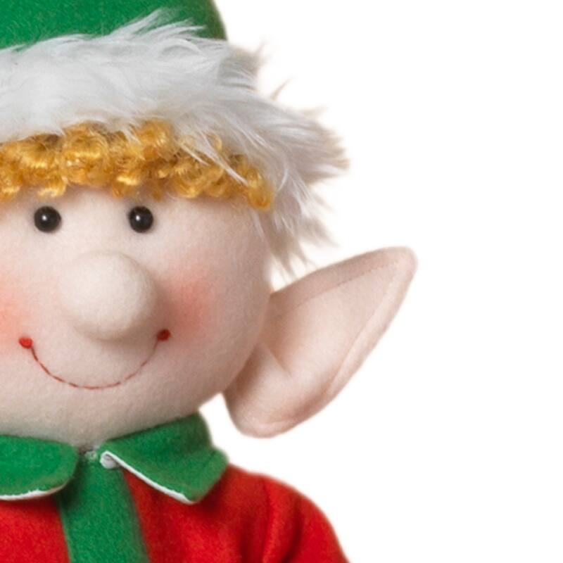 Delightful 21 Inch USB Electric Animated Fabric Elf