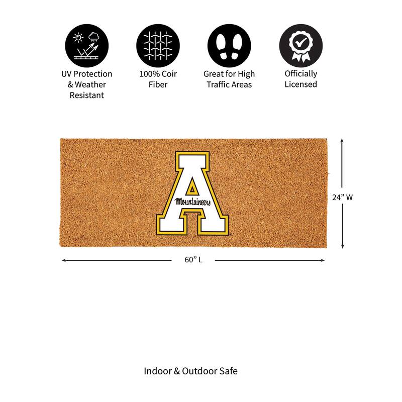 Appalachian State University Full Color Indoor/Outdoor Coir Mat