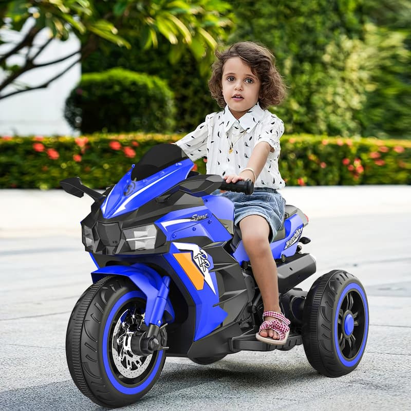 12V Kids Ride on Motorcycle, Electric Kids Motorcycle, Battery Powered Motorcycle for 3-6 Years Old