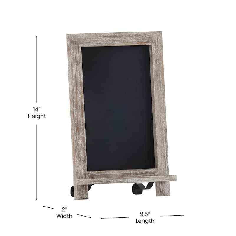 10 Pack Tabletop or Wall Mount Magnetic Chalkboards