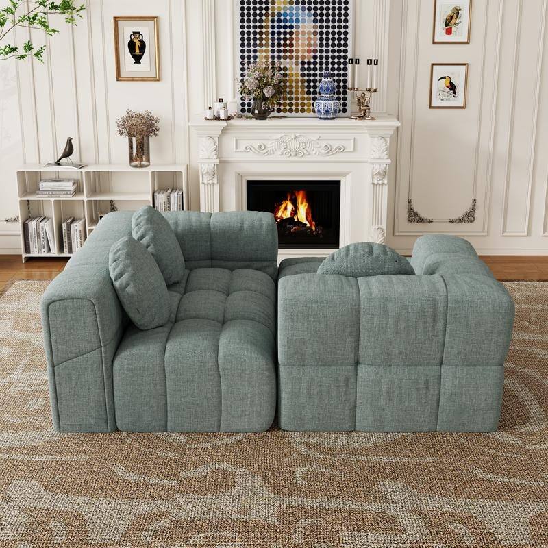 103" L-Shaped Modular Sofa, Free Combination (Left and Right Facing)